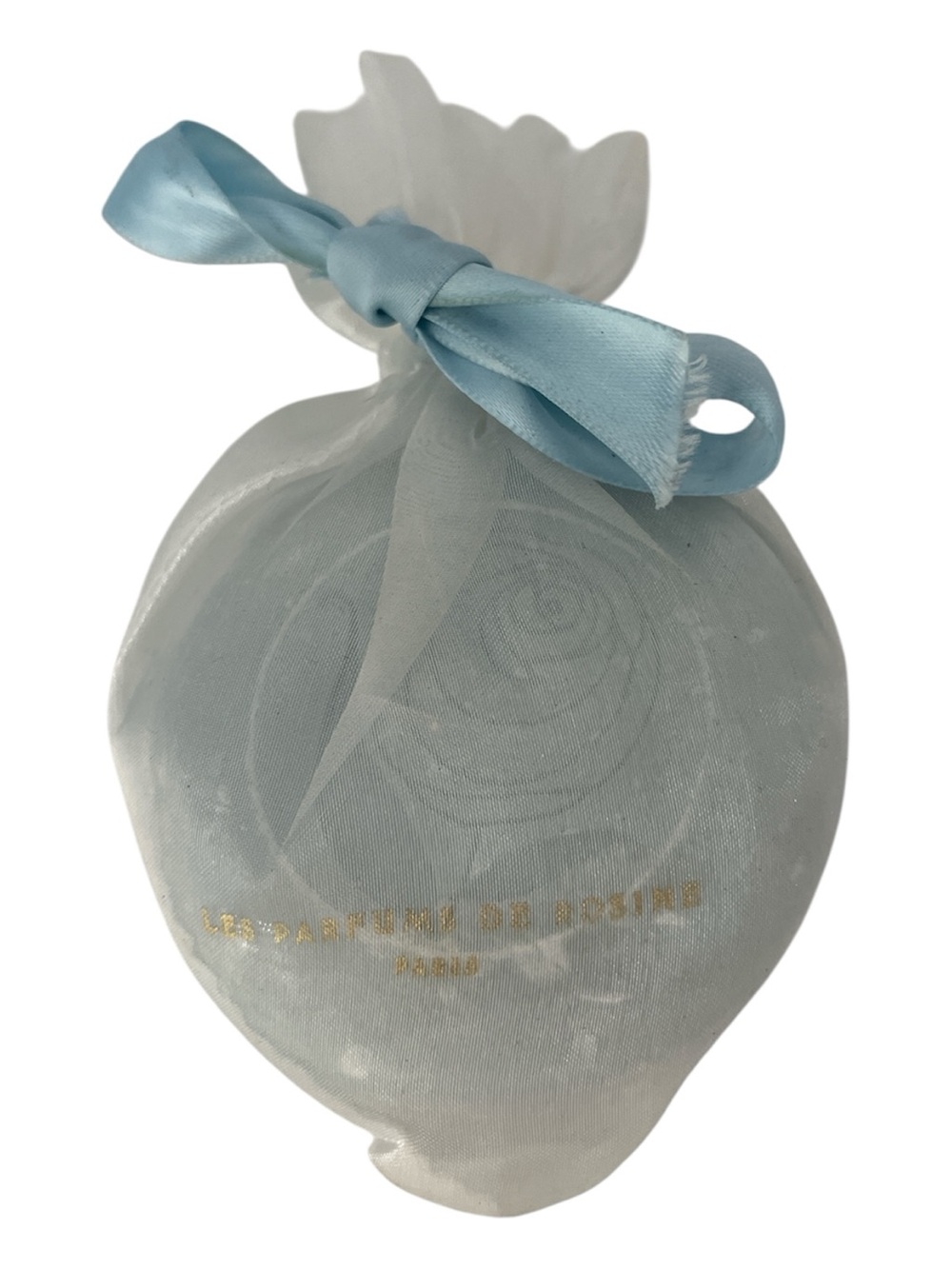 Les Parfums de Rosines Paris Blue Rose Soap in Sachet Ecume de Rose NEW